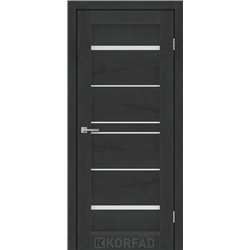 Межкомнатные двери KORFAD EXPRESS VISTA Бетон Графит Стекло Сатин