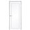 Міжкімнатні двері KORFAD EXPRESS LEGACY Білий Мат Скло Сатин