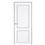 Міжкімнатні двері KORFAD EXPRESS NOBILIS Білий Мат Скло Сатин