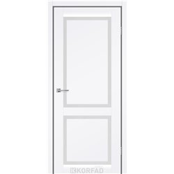Межкомнатные двери KORFAD EXPRESS NOBILIS Белый Мат Стекло Сатин