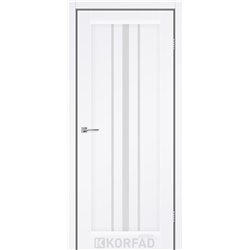 Межкомнатные двери KORFAD EXPRESS ALLEGRO Белый Мат Стекло Сатин