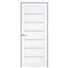 Межкомнатные двери KORFAD EXPRESS DELMONT Белый Мат Стекло Сатин