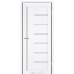 Межкомнатные двери KORFAD EXPRESS HELENA Белый Мат Стекло Сатин