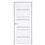Міжкімнатні двері KORFAD EXPRESS MARTINA Білий Мат Скло Сатин
