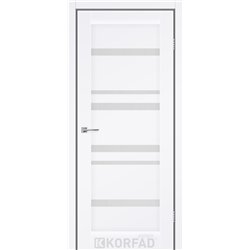 Межкомнатные двери KORFAD EXPRESS MARTINA Белый Мат Стекло Сатин
