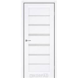 Межкомнатные двери KORFAD EXPRESS PESTO Белый Мат Стекло Сатин