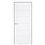 Міжкімнатні двері KORFAD EXPRESS RIVIERA Білий Мат Скло Сатин