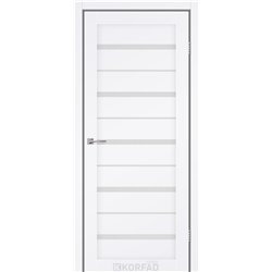 Межкомнатные двери KORFAD EXPRESS ROXTON Белый Мат Стекло Сатин