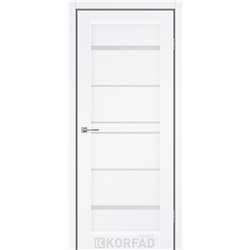 Межкомнатные двери KORFAD EXPRESS VISTA Белый Мат  Стекло Сатин