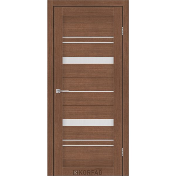 Межкомнатные двери KORFAD EXPRESS BELMINA Ольха Горная Стекло Сатин