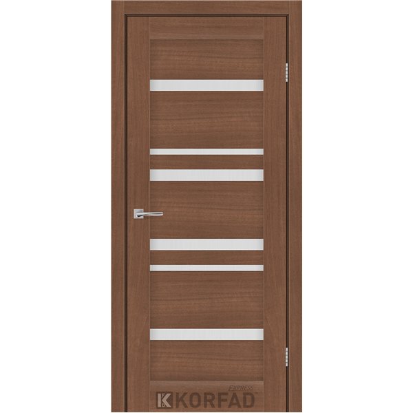 Межкомнатные двери KORFAD EXPRESS MARTINA Ольха Горная Стекло Сатин