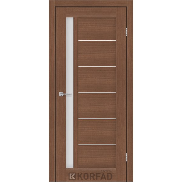 Межкомнатные двери KORFAD EXPRESS OCTAVIA Ольха Горная Стекло Сатин