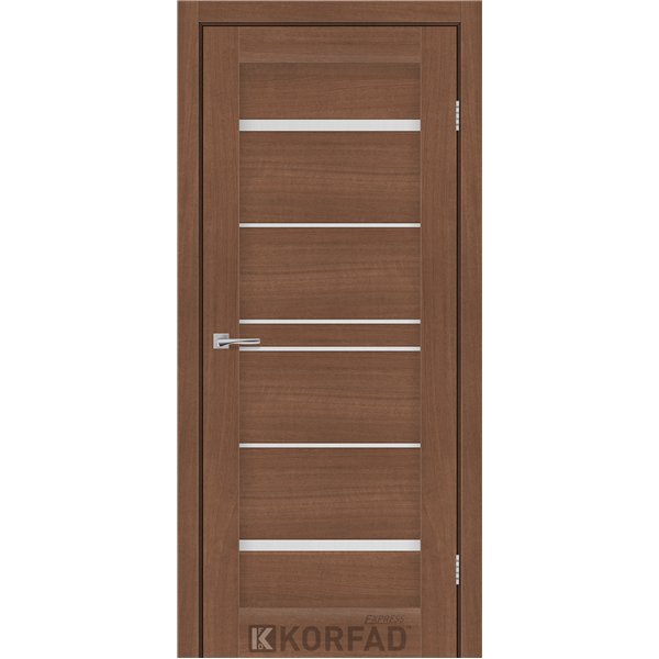 Межкомнатные двери KORFAD EXPRESS VISTA Ольха Горная Стекло Сатин