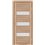 Міжкімнатні двері KORFAD EXPRESS CORRIS Кастелло Карамель Скло Сатин