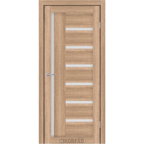 Межкомнатные двери KORFAD EXPRESS HELENA Кастелло Карамель Стекло Сатин