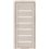 Міжкімнатні двері KORFAD EXPRESS DELMONT Кастелло Пастельний Скло Сатин