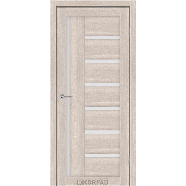 Межкомнатные двери KORFAD EXPRESS HELENA Кастелло Пастельный Стекло Сатин