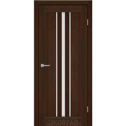 Межкомнатные двери KORFAD EXPRESS ALLEGRO Каштан Бурбон Стекло Сатин