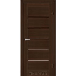 Межкомнатные двери KORFAD EXPRESS RIVIERA Каштан Бурбон Стекло Сатин