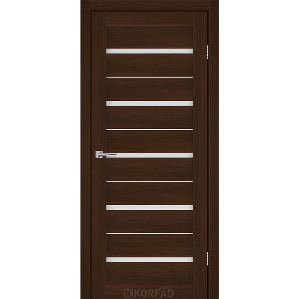 Межкомнатные двери KORFAD EXPRESS ROXTON Каштан Бурбон Стекло Сатин