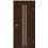 Міжкімнатні двері KORFAD EXPRESS STILTON Каштан Бурбон Скло Сатин