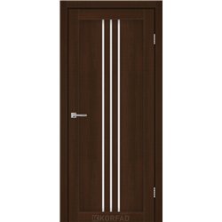 Межкомнатные двери KORFAD EXPRESS STILTON Каштан Бурбон Стекло Сатин