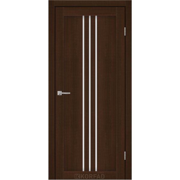 Межкомнатные двери KORFAD EXPRESS STILTON Каштан Бурбон Стекло Сатин