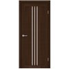 Межкомнатные двери KORFAD EXPRESS STILTON Каштан Бурбон Стекло Сатин
