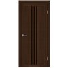 Межкомнатные двери KORFAD EXPRESS STILTON Каштан Бурбон Черное стекло