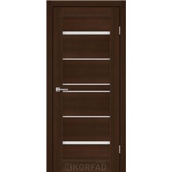 Межкомнатные двери KORFAD EXPRESS VISTA Каштан Бурбон Стекло Сатин