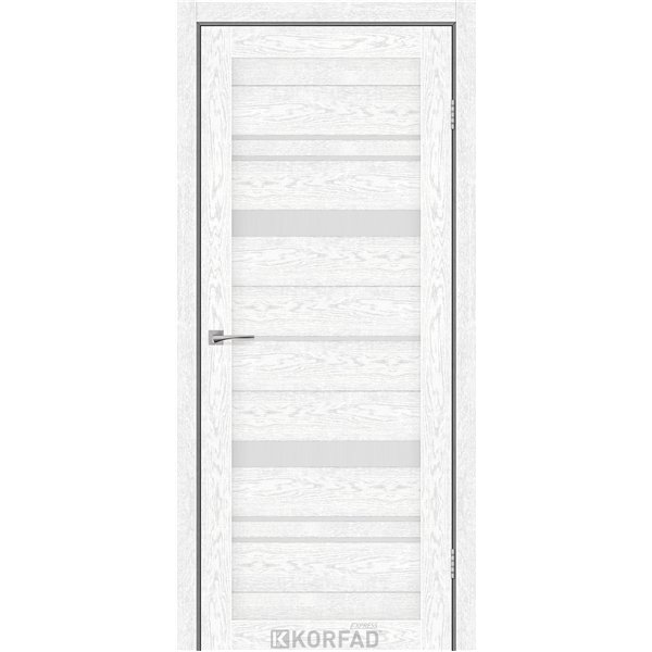 Межкомнатные двери KORFAD EXPRESS BELMINA Патина Смоки Стекло Сатин