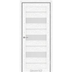Межкомнатные двери KORFAD EXPRESS CORRIS Патина Смоки Стекло Сатин 