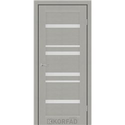 Межкомнатные двери KORFAD EXPRESS MARTINA Сатин Жемчужный Стекло Сатин