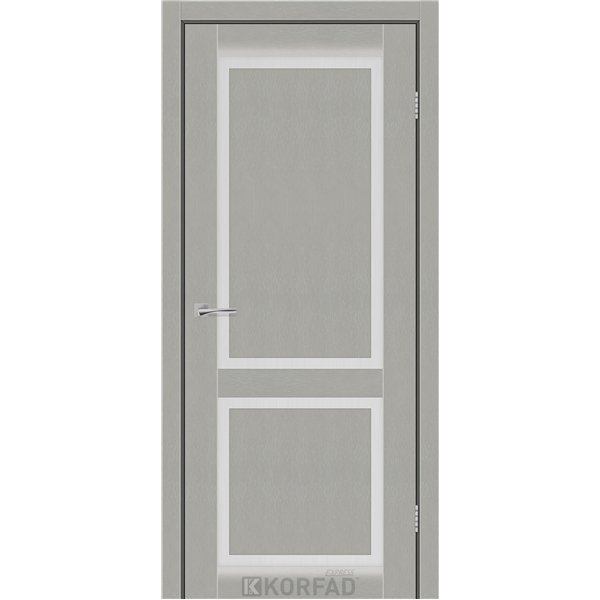 Межкомнатные двери KORFAD EXPRESS NOBILIS Сатин Жемчужный Стекло Сатин