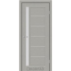Межкомнатные двери KORFAD EXPRESS OCTAVIA Сатин Жемчужный Стекло Сатин