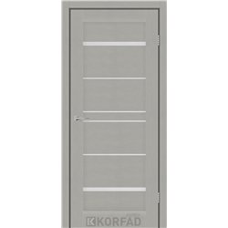 Межкомнатные двери KORFAD EXPRESS VISTA Сатин Жемчужный Стекло Сатин