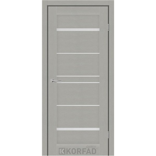 Межкомнатные двери KORFAD EXPRESS VISTA Сатин Жемчужный Стекло Сатин