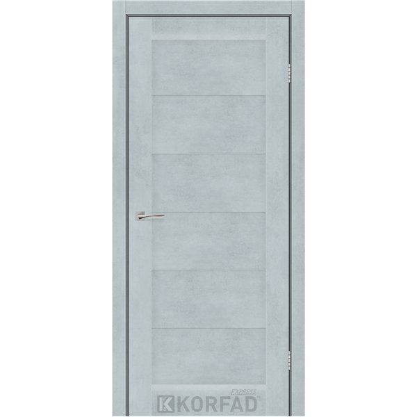 Межкомнатные двери KORFAD EXPRESS AVALON Цемент Светлый глухая (без стекла)