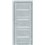 Міжкімнатні двері KORFAD EXPRESS MARTINA Цемент Світлий Скло Сатин
