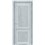 Міжкімнатні двері KORFAD EXPRESS NOBILIS Цемент Світлий Скло Сатин 