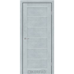 Межкомнатные двери KORFAD EXPRESS RIVIERA Цемент Светлый Стекло Сатин