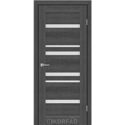 Межкомнатные двери KORFAD EXPRESS MARTINA Ясень Гранит Стекло Сатин