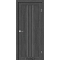Межкомнатные двери KORFAD EXPRESS STILTON Ясень Гранит Стекло Сатин