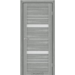 Межкомнатные двери KORFAD EXPRESS BELMINA Ясень Стальной Стекло Сатин