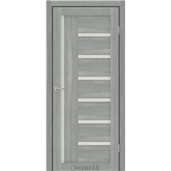 Межкомнатные двери KORFAD EXPRESS HELENA Ясень Стальной Стекло Сатин