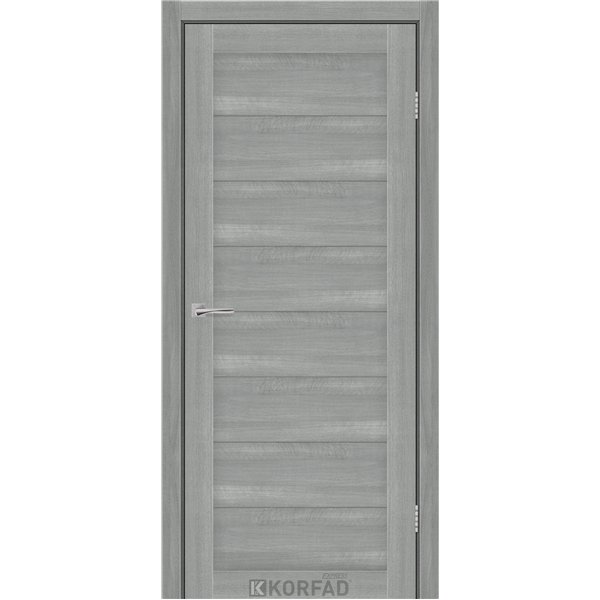 Межкомнатные двери KORFAD EXPRESS MARGO Ясен Стальной Глухое