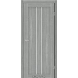 Межкомнатные двери KORFAD EXPRESS STILTON Ясень Стальной Стекло Сатин