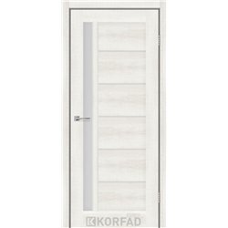 Межкомнатные двери KORFAD EXPRESS OCTAVIA Ясень Шелковый Стекло Сатин