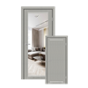 Межкомнатные двери KORFAD EXPRESS ARTESIA Сатин Жемчужный Зеркало серебряное Глухое