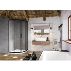 Душова кабіна BLSCP4-90 Transparent Black RAVAK